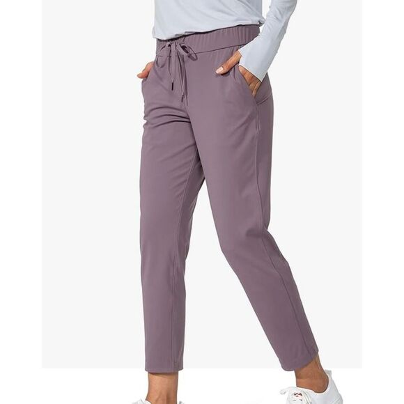 NEW G Gradual Golf Athletic Pants XL Lt Purple 7/8 Length Drawstring Waist NWT - Picture 1 of 7